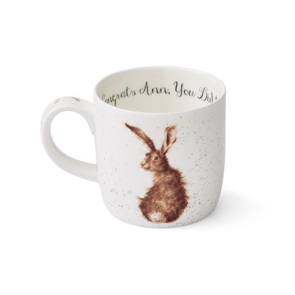 royal worcester Wrendale Designs Hare and the Bee Personalised Mug