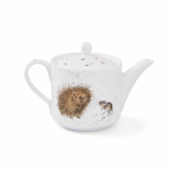 Royal Worcester Wrendale Designs Hedgehog & Mice Teapot