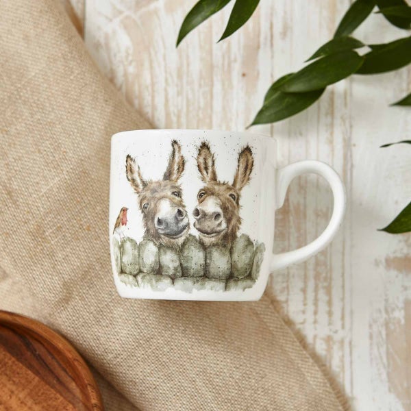 Royal Worcester Wrendale Designs Hee-Haw Donkey Mug