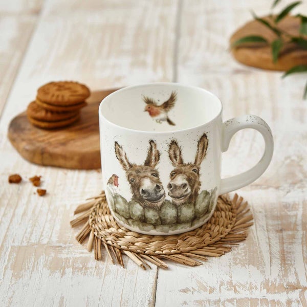 Royal Worcester Wrendale Designs Hee Haw Personalised Mug