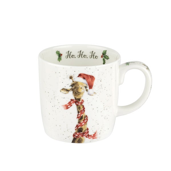 royal worcester Wrendale Designs Ho Ho Ho Giraffe Mug