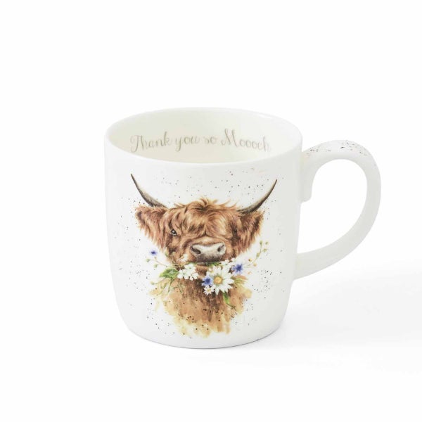 Royal Worcester Wrendale Designs Large 14oz Cow Mug