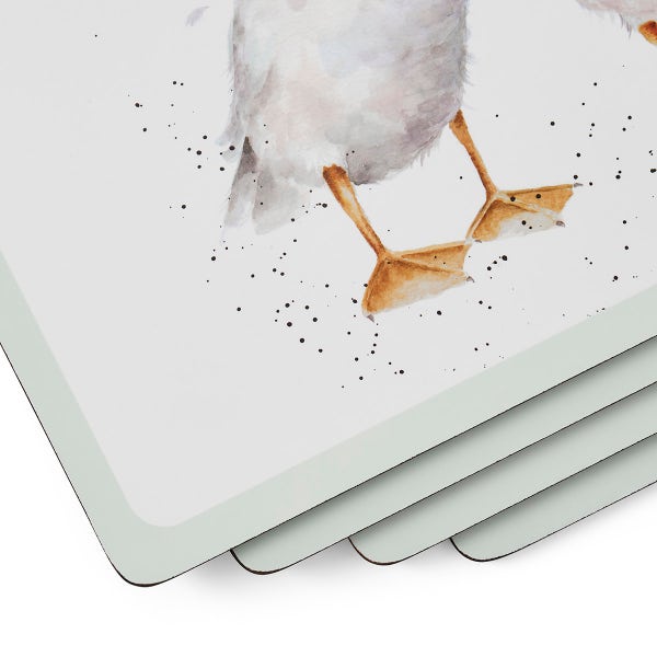 Royal Worcester Wrendale Designs Large Wildflowers 4 Placemats