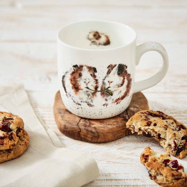 Royal Worcester Wrendale Designs Lettuce Be Friends Personalised Mug