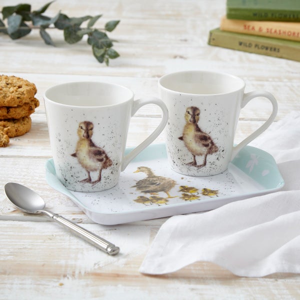 Royal Worcester Wrendale Designs Lovely Mum Mug & Tray Set