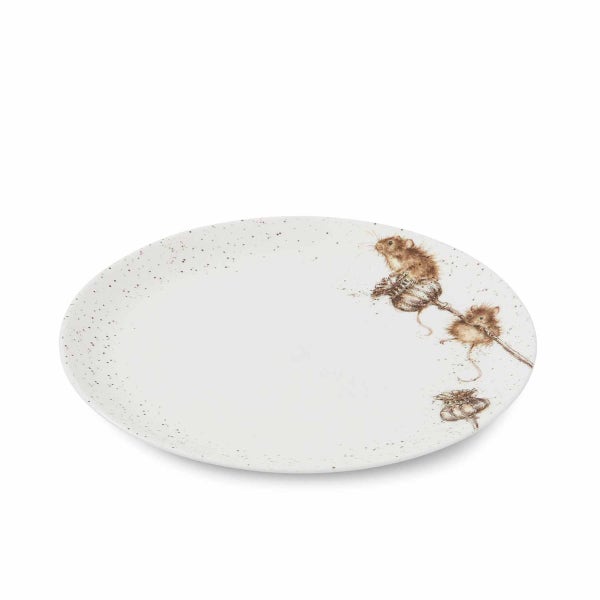 Royal Worcester Wrendale Designs Mouse Set Of 4 Coupe Plates