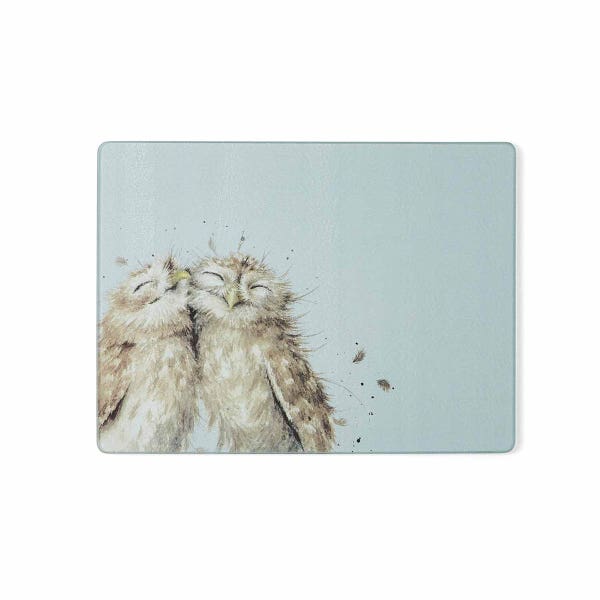 royal worcester Wrendale Designs Owl Glass Worktop Saver