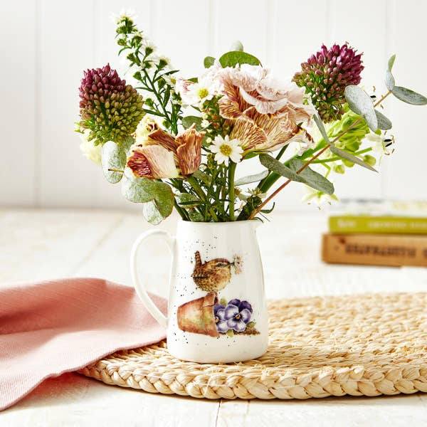 Royal Worcester Wrendale Designs Pottering About Posy Jug