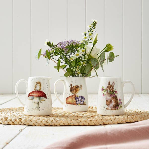 Royal Worcester Wrendale Designs Pottering About Posy Jug