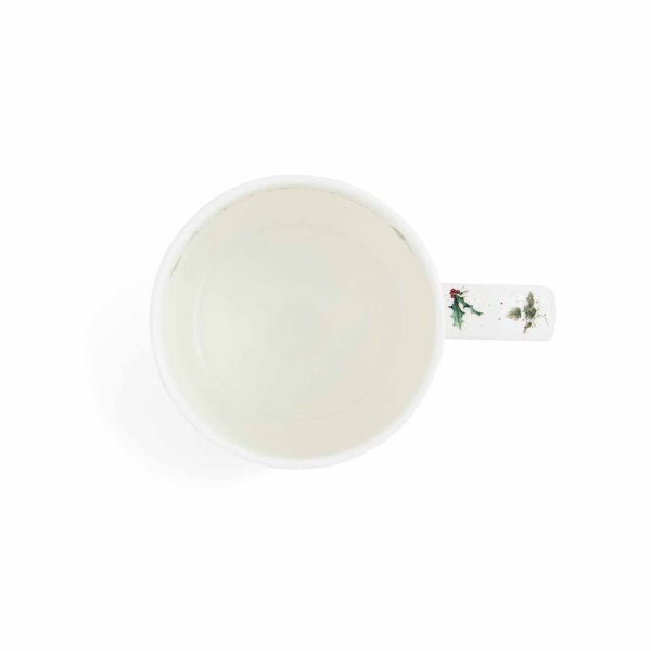 Royal Worcester Wrendale Designs Purrfect Christmas Mug