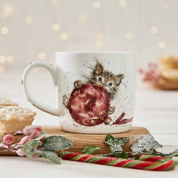 royal worcester Wrendale Designs Purrfect Christmas Mug
