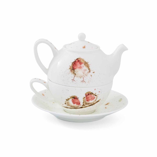 Royal Worcester Wrendale Designs Robins Tea For One