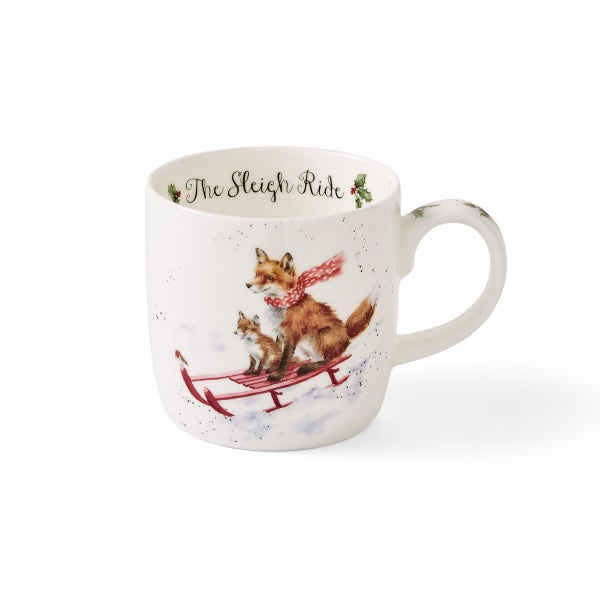 Royal Worcester Wrendale Designs Seasonal Gift Set Of 4 Mugs