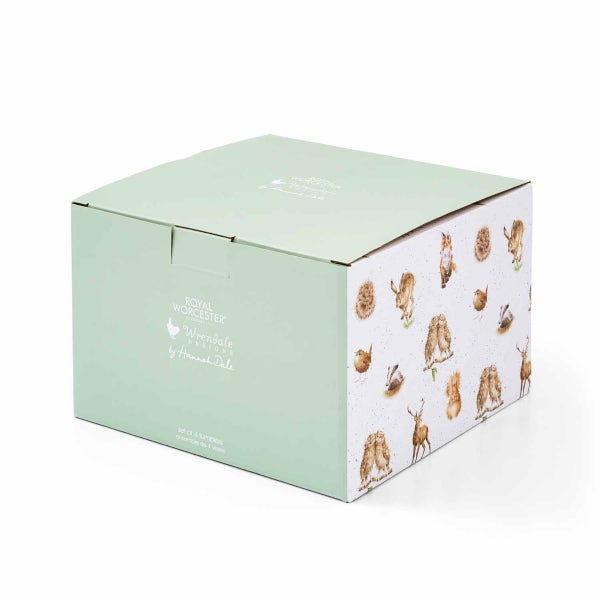 Royal Worcester Wrendale Designs Set Of 4 Animal Tumblers