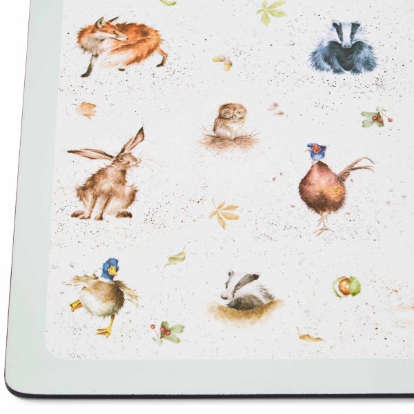 Royal Worcester Wrendale Designs Set Of 4 Large Placemats