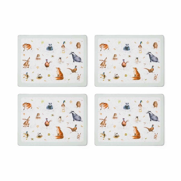 royal worcester Wrendale Designs Set of 4 Large Placemats