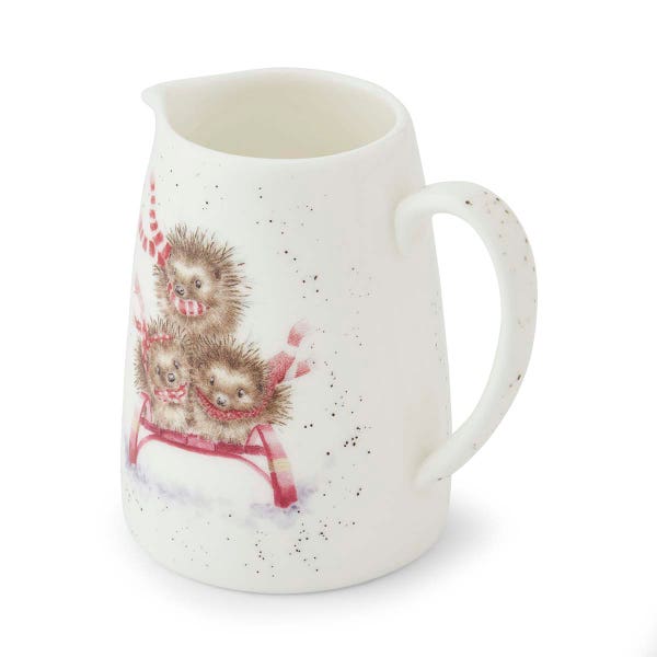 Royal Worcester Wrendale Designs Sledgehogs Posy Jug