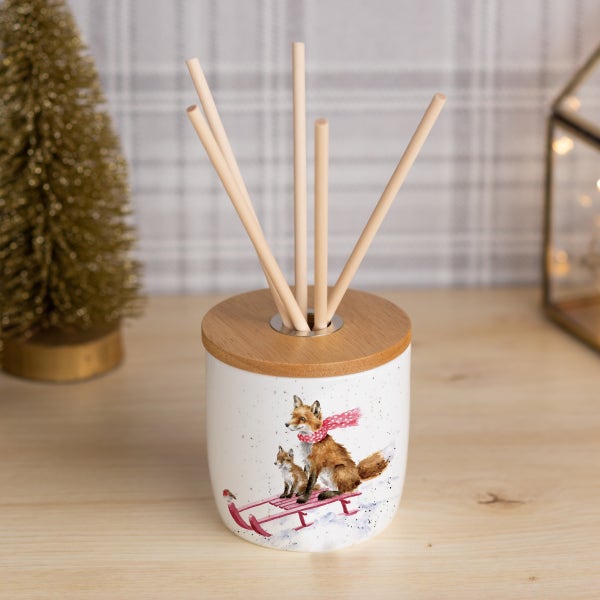 Royal Worcester Wrendale Designs Sledging Fox Reed Diffuser