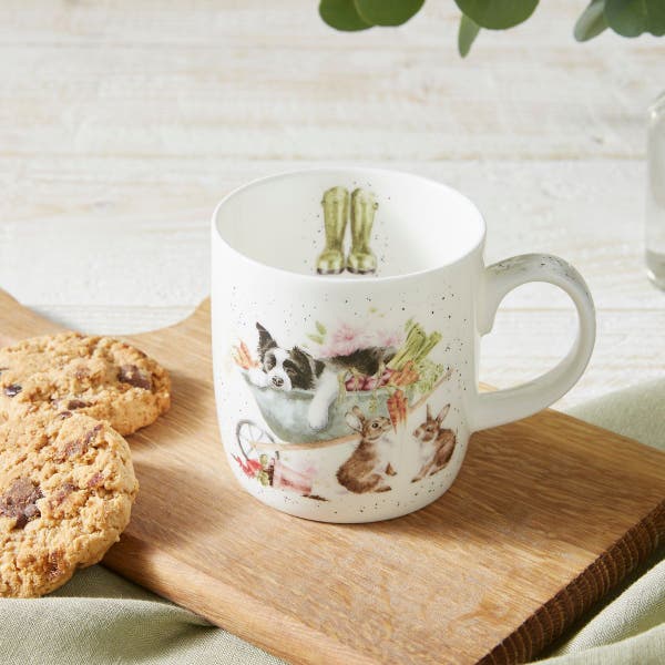 Royal Worcester Wrendale Designs Sleeping On The Job Mug
