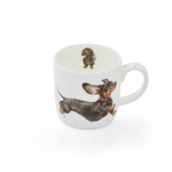 royal worcester Wrendale Designs That Friday Feeling Dachshund Mug