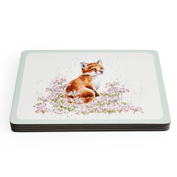 Royal Worcester Wrendale Designs Wildflowers 4 Placemats