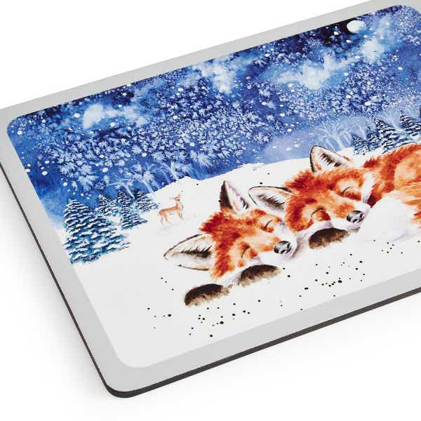Royal Worcester Wrendale Designs Winter Sky 4 Placemats