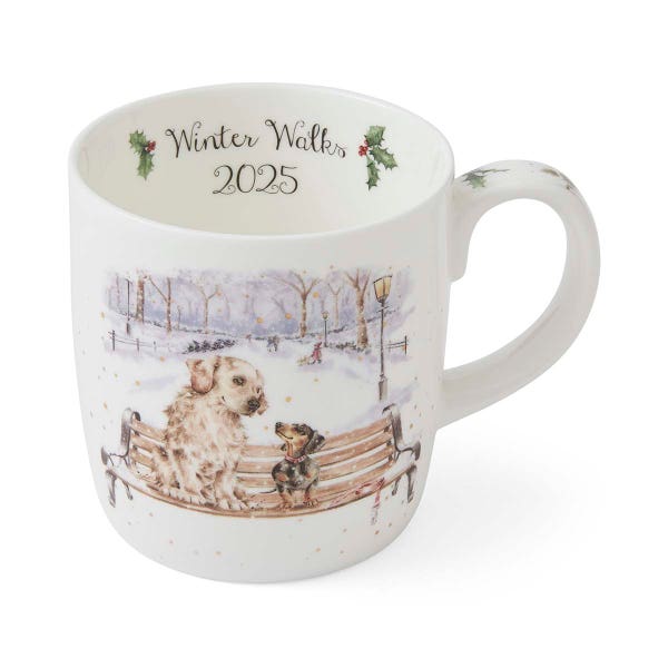 royal worcester Wrendale Designs Winter Walks Limited Edition Mug