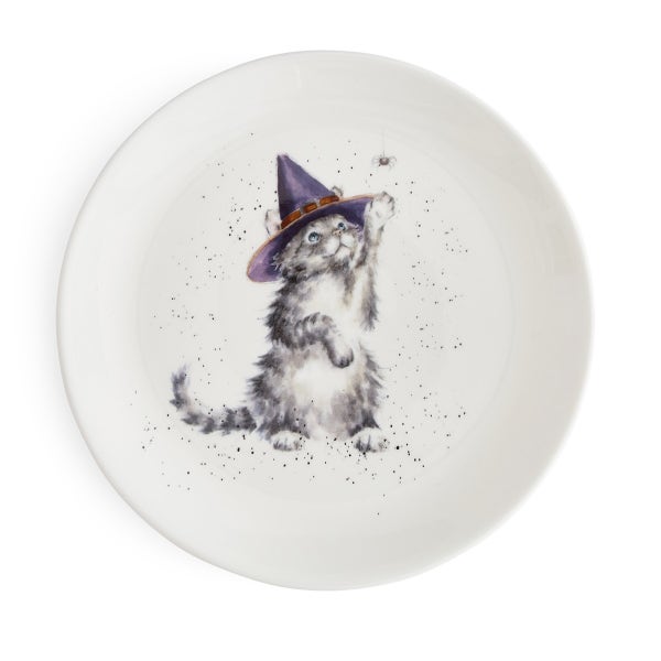 royal worcester Wrendale Designs Witches Cat Coupe Plate