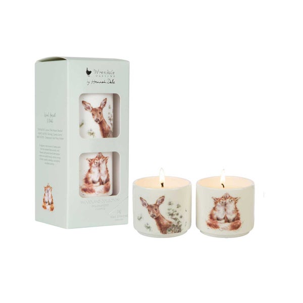 Royal Worcester Wrendale Designs Woodland Candle Gift Set