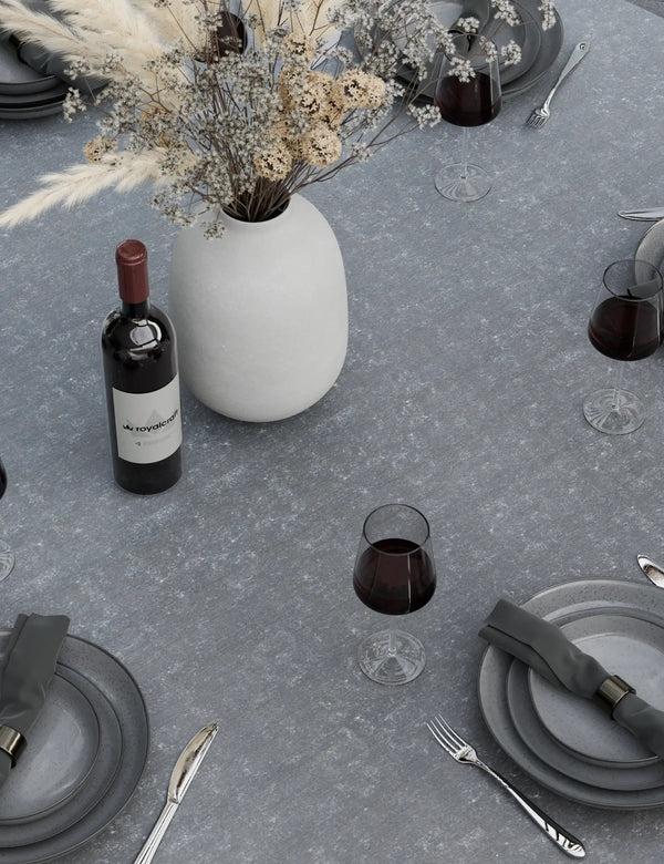 Royalcraft Aspen 6 Seater Round Ceramic Glass Dining Set With Aspen Rope Chairs