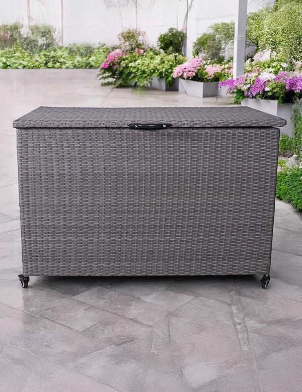Royalcraft Charcoal Weave 510L KD Cushion Storage Box