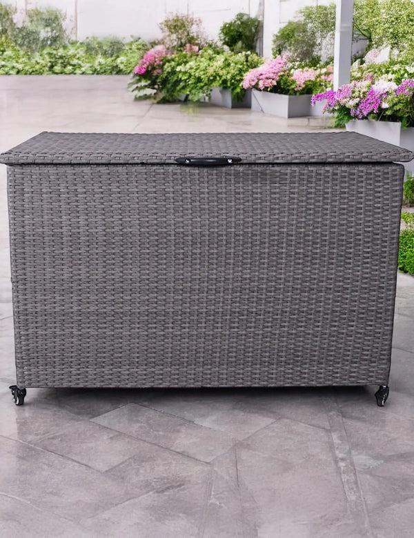 royalcraft Charcoal Weave 510L KD Cushion Storage Box