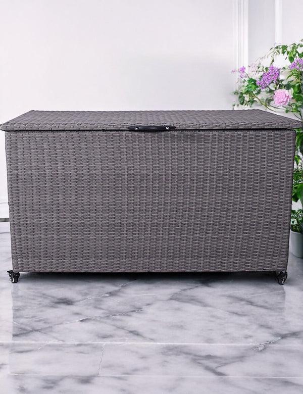 Royalcraft Charcoal Weave 645L KD Cushion Storage Box