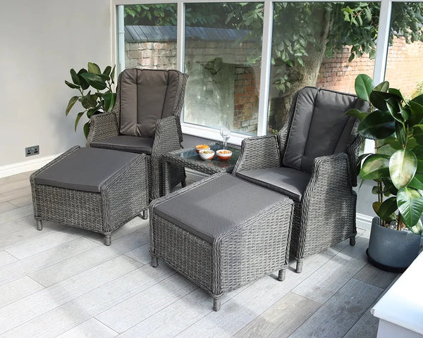 Royalcraft Paris 2 Seater High Back Recliner Comfort Set