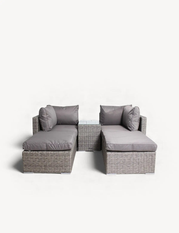 Royalcraft Paris 4 Seater Multi Setting Relaxer Set