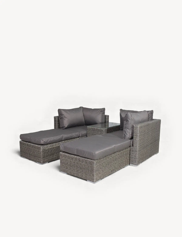 Royalcraft Paris 4 Seater Multi Setting Relaxer Set