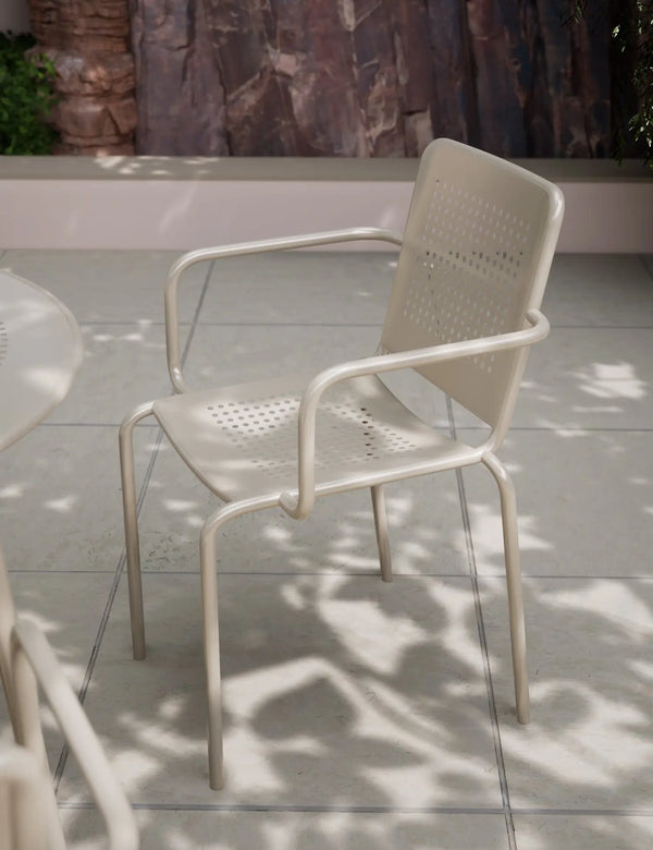 Royalcraft Porto 4 Seater Round Dining Set In Champagne