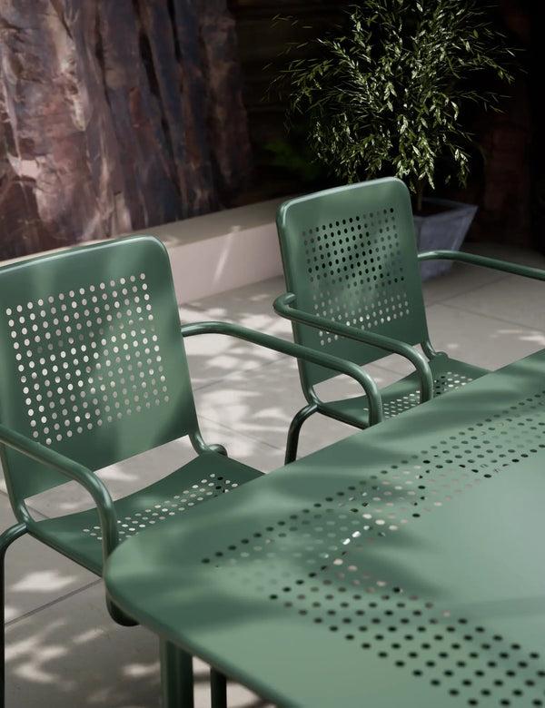 Royalcraft Porto 6 Seater Rectangular Dining Set In Olive