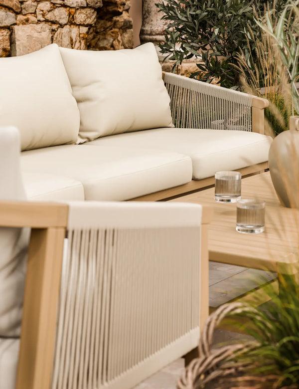 Royalcraft Roma 5 Seater Triple Lounge Set With Rectangular Coffee Table