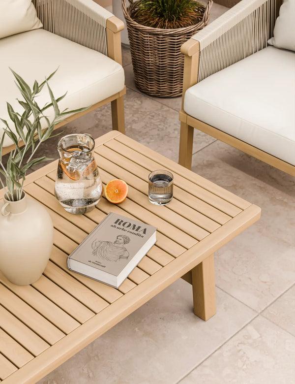 Royalcraft Roma 5 Seater Triple Lounge Set With Rectangular Coffee Table