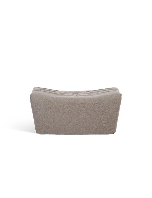 Royalcraft Arlo Grey Boucle Footstool