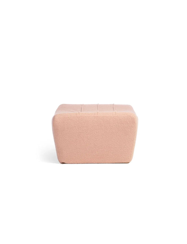 Royalcraft Arlo Pink Boucle Footstool