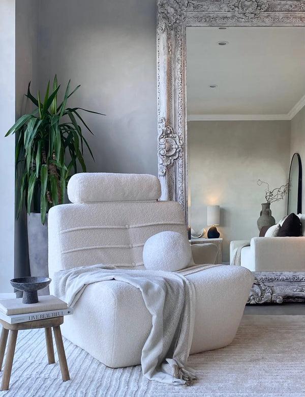 royalcraft Arlo Vanilla Boucle Armchair