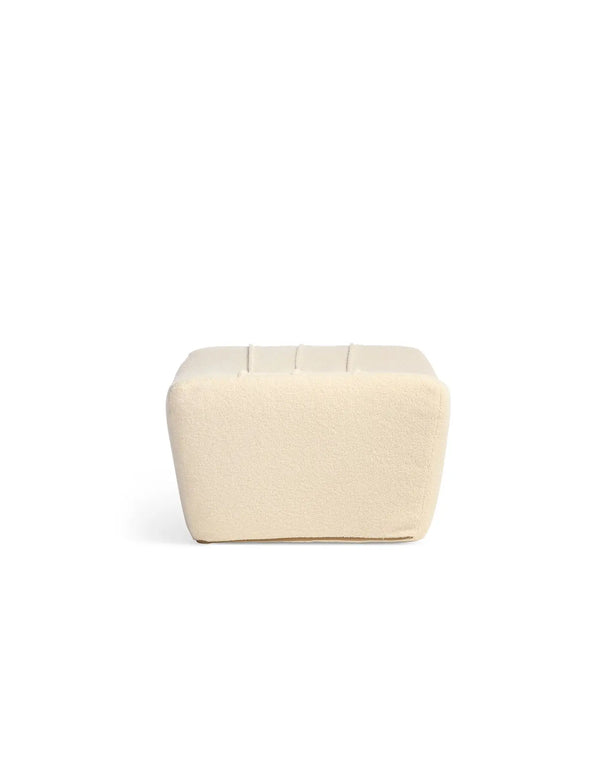 Royalcraft Arlo Vanilla Boucle Footstool