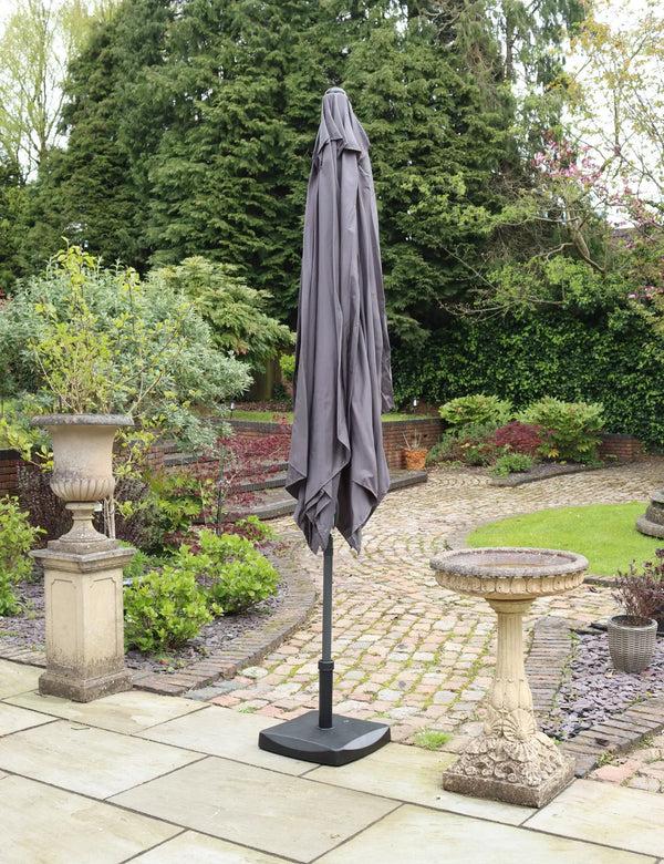 Royalcraft Crank And Tilt Rectangular Parasol - Grey