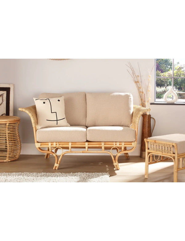 Royalcraft Kyoto 2 Seater Rattan Sofa In Latte