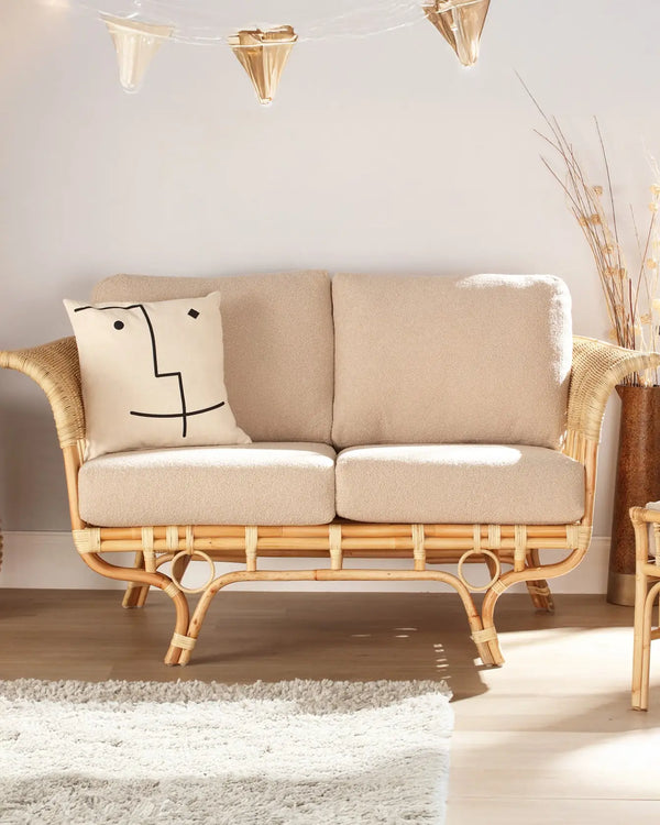 royalcraft Kyoto 2 Seater Rattan Sofa in Latte