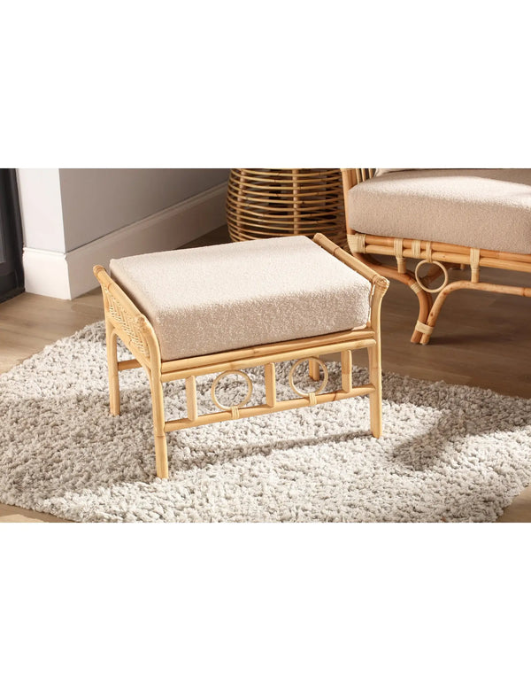 Royalcraft Kyoto Handcrafted Rattan Footstool