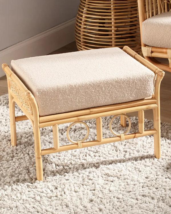 royalcraft Kyoto Handcrafted Rattan Footstool