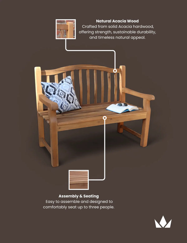 Royalcraft Lytham 2 Seater Bench